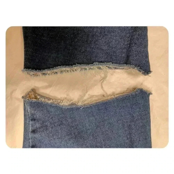 One Teaspoon  Raw Hem Distressed Ankle Medium Wash Jeans Size 26 - Picture 7 of 11